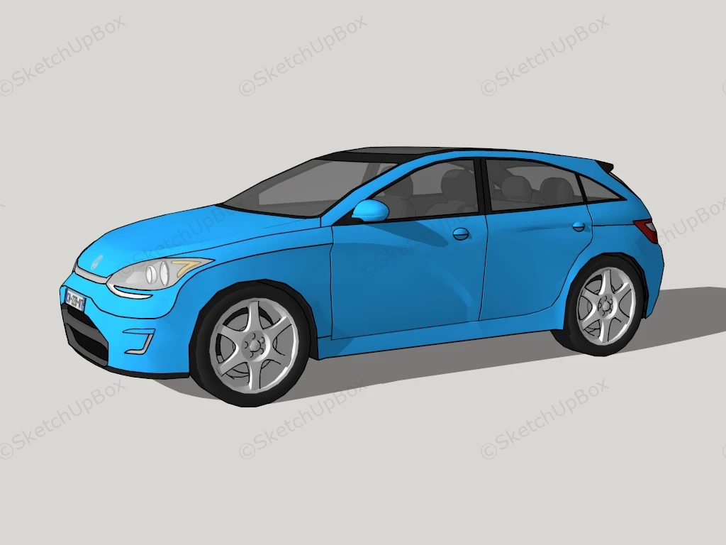 Acura Hatchback sketchup model preview - SketchupBox