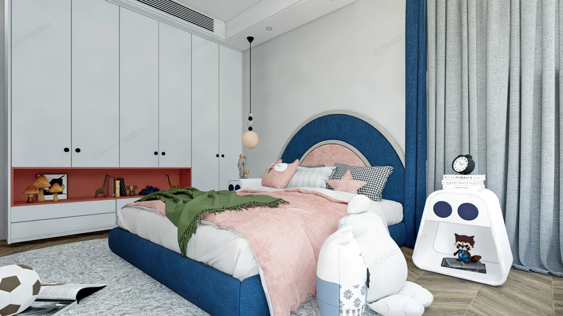 Children Room Design Idea sketchup model preview - SketchupBox