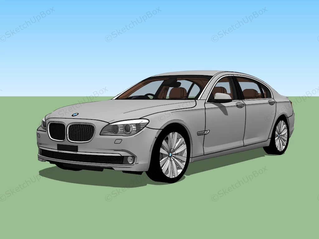 2013 BMW 760li sketchup model preview - SketchupBox