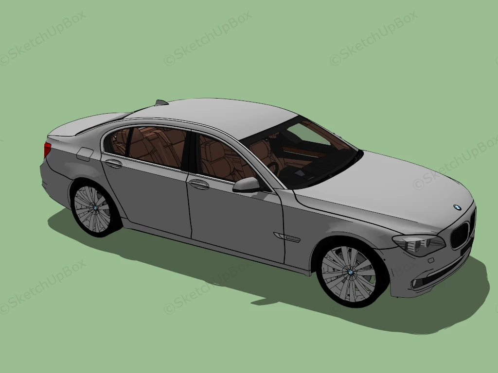 2013 BMW 760li sketchup model preview - SketchupBox