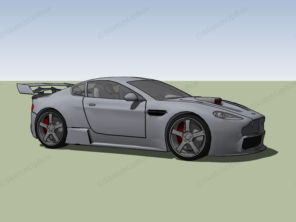 Aston Martin Vanquish Modified sketchup model preview - SketchupBox