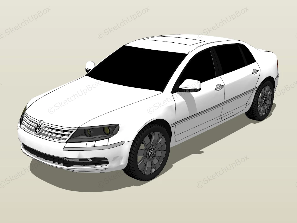 Volkswagen Phaeton GP3 sketchup model preview - SketchupBox