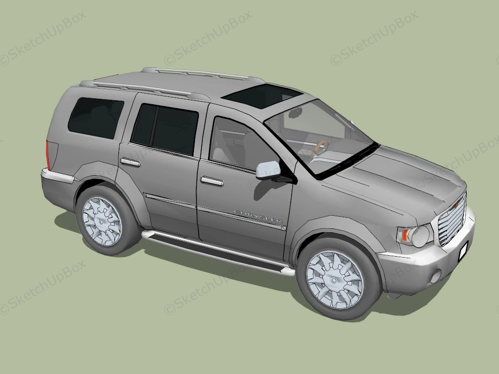 Chrysler Aspen sketchup model preview - SketchupBox