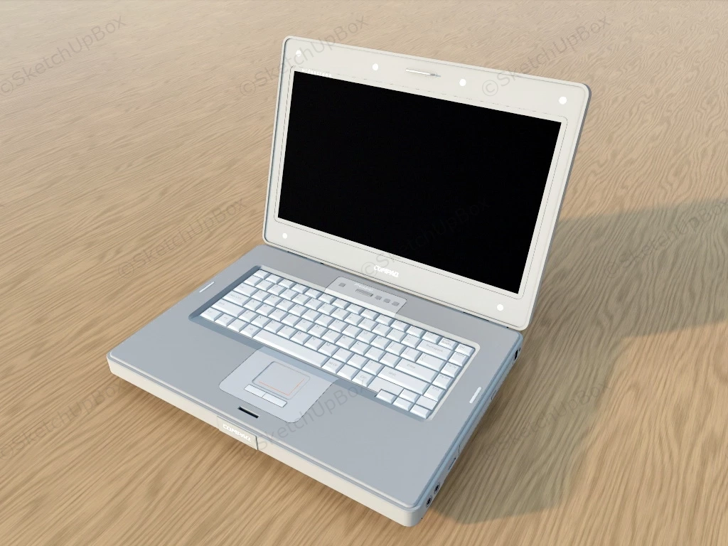 Old Compaq Laptop sketchup model preview - SketchupBox