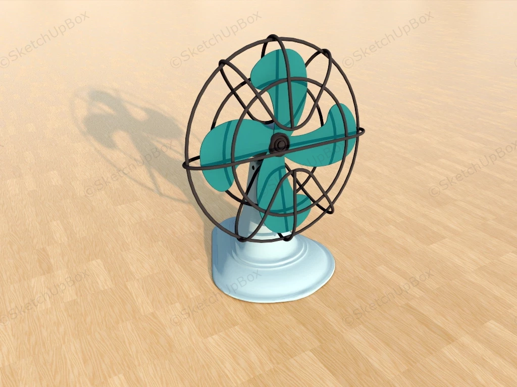 Old Desk Fan sketchup model preview - SketchupBox