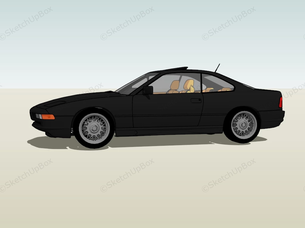 BMW 8 Series Coupe sketchup model preview - SketchupBox