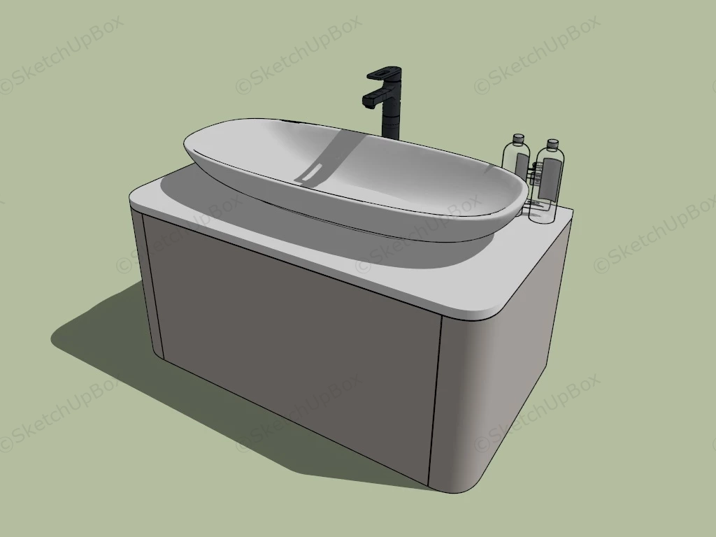 Bathroom Wash Basin Design sketchup model preview - SketchupBox