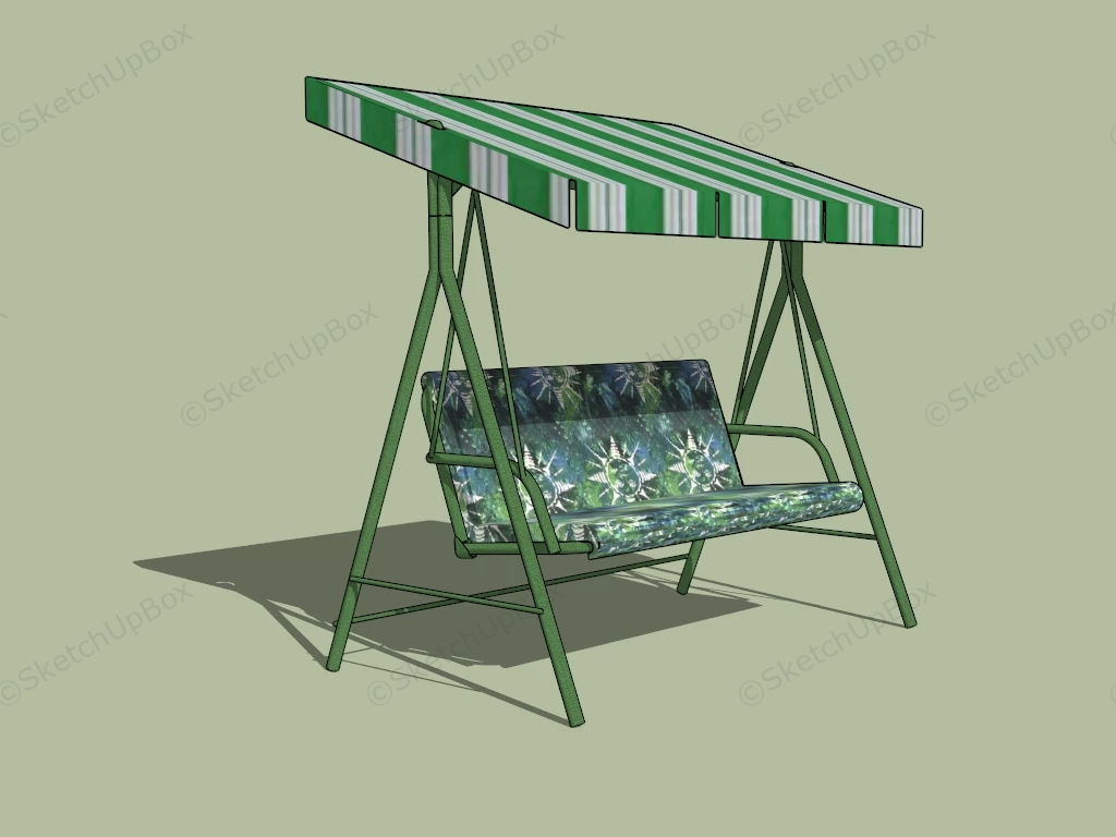 Patio Swings With Canopy sketchup model preview - SketchupBox