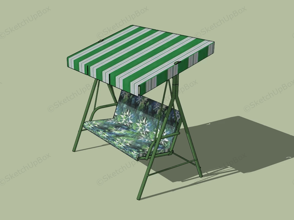 Patio Swings With Canopy sketchup model preview - SketchupBox