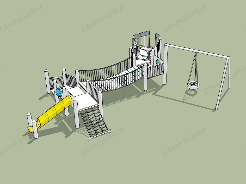 Kids Playset sketchup model preview - SketchupBox