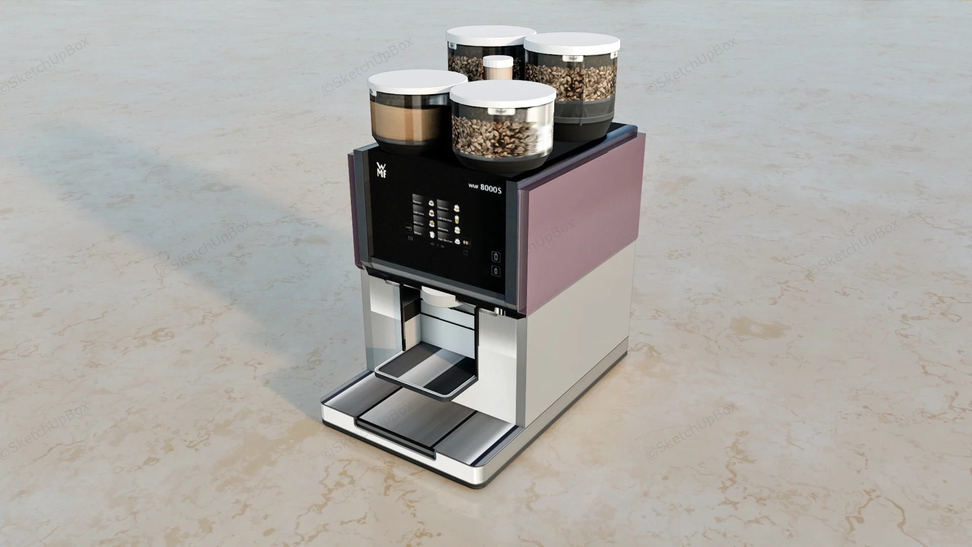 WMF 8000S Espresso Coffee Machine sketchup model preview - SketchupBox