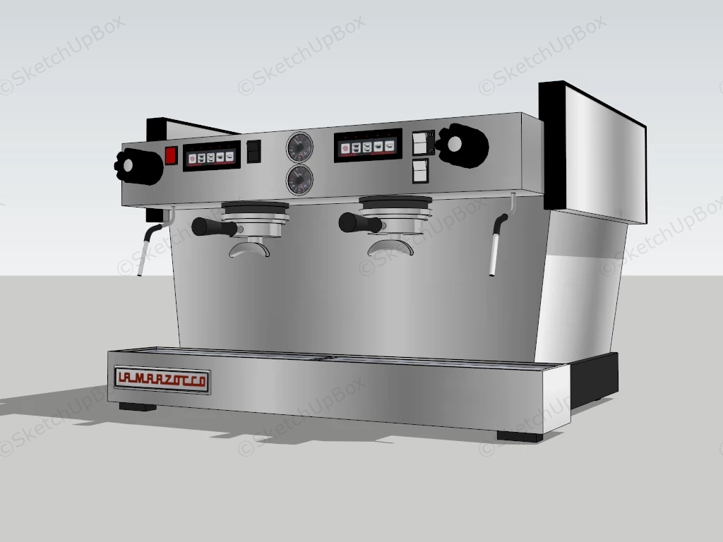 La Marzocco Coffee Machine sketchup model preview - SketchupBox