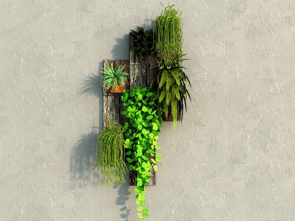 Vertical Garden Planter sketchup model preview - SketchupBox