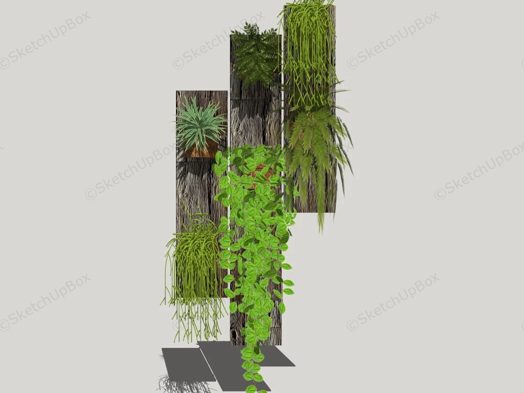 Vertical Garden Planter sketchup model preview - SketchupBox