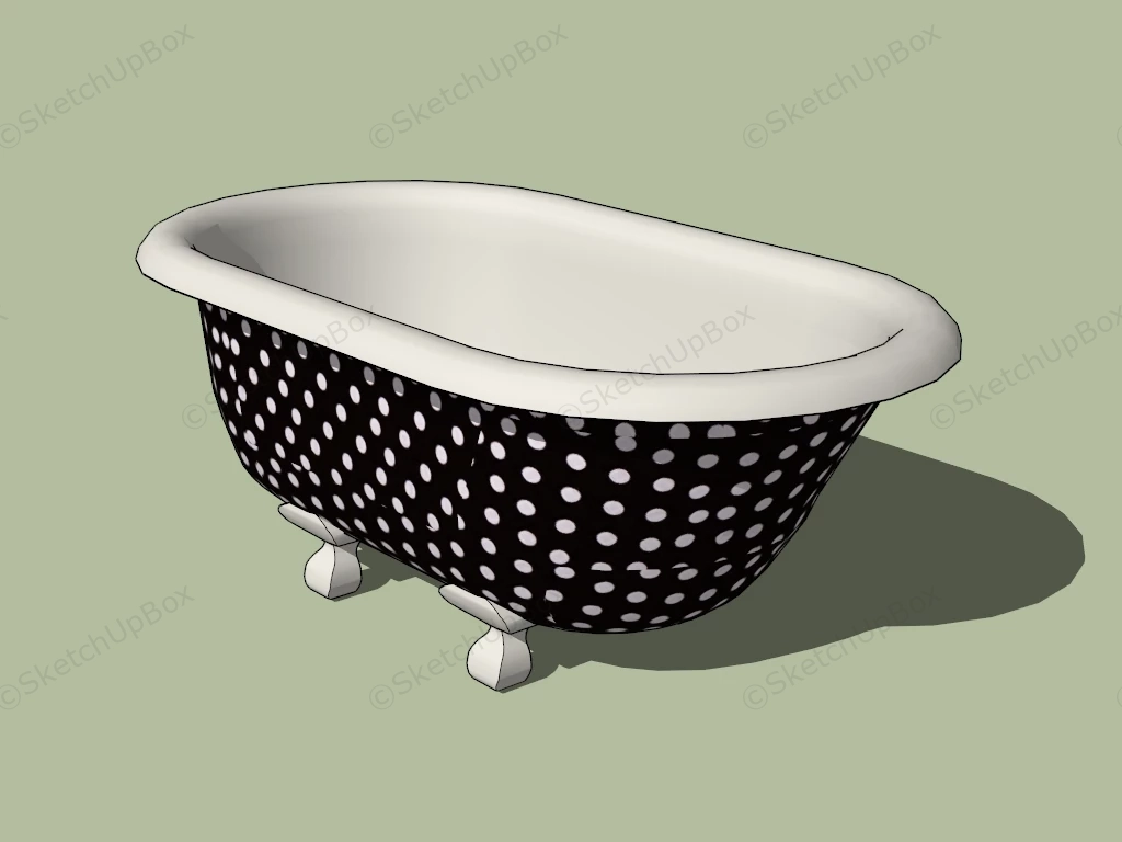 FreeStanding Bathtub sketchup model preview - SketchupBox