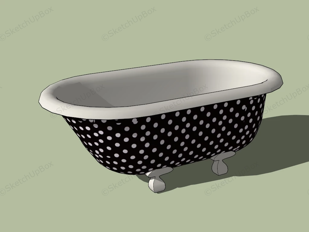 FreeStanding Bathtub sketchup model preview - SketchupBox