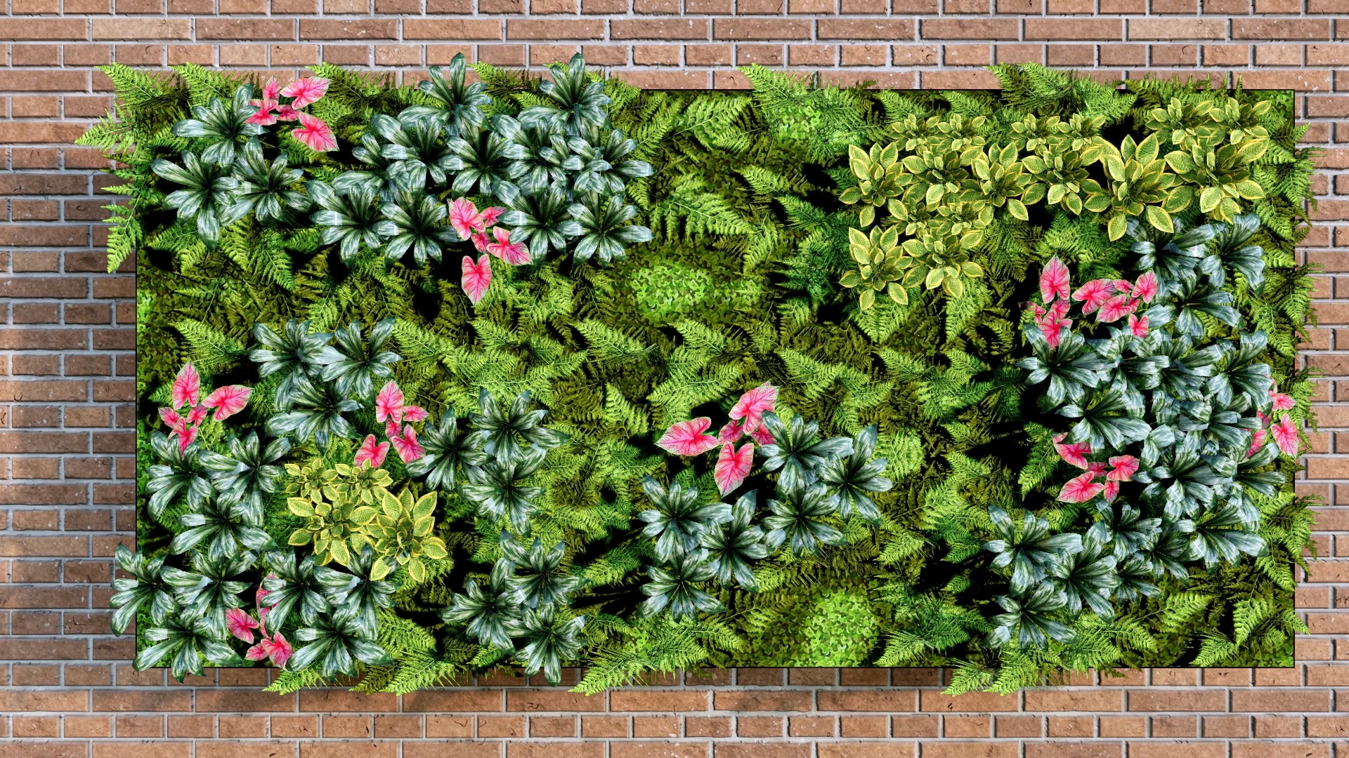 Vertical Garden Walls sketchup model preview - SketchupBox