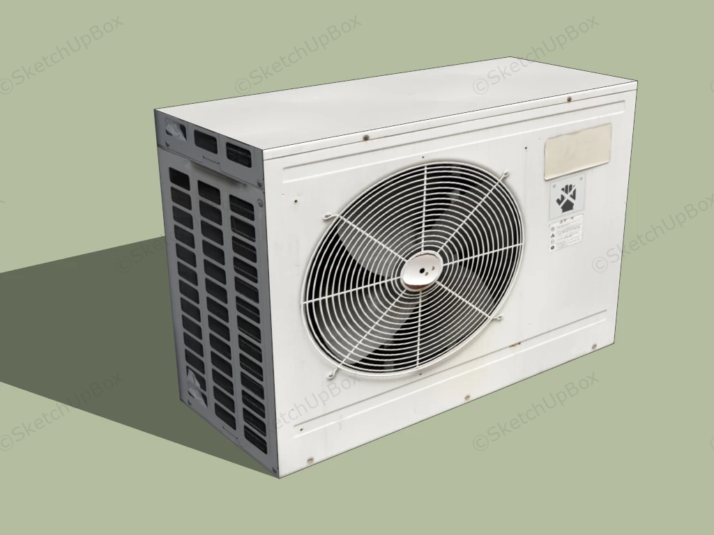 Old Air Conditioner Outdoor Unit sketchup model preview - SketchupBox