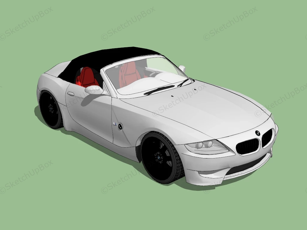 BMW Z4 Roadster sketchup model preview - SketchupBox