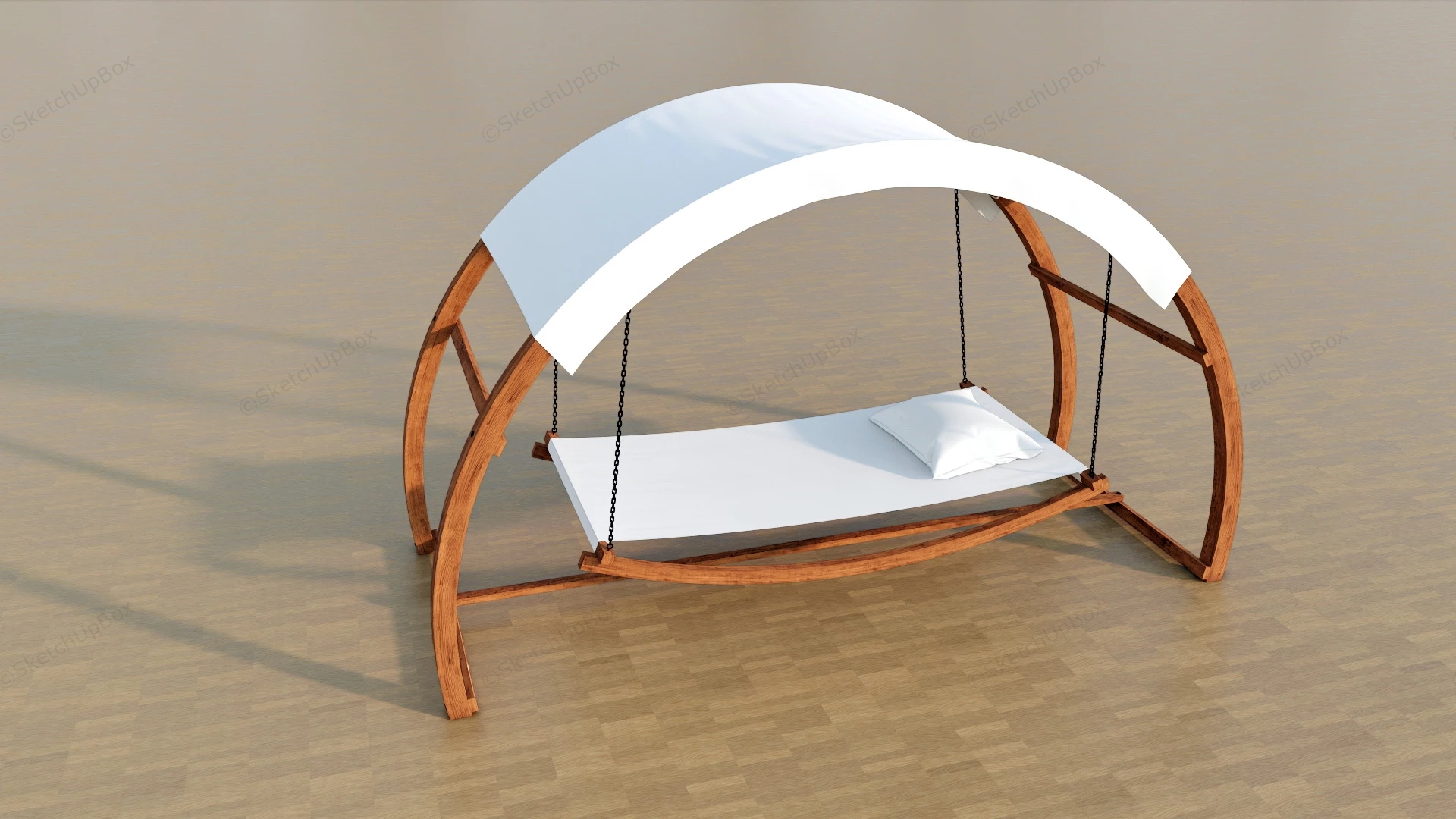 Hammock With Canopy sketchup model preview - SketchupBox