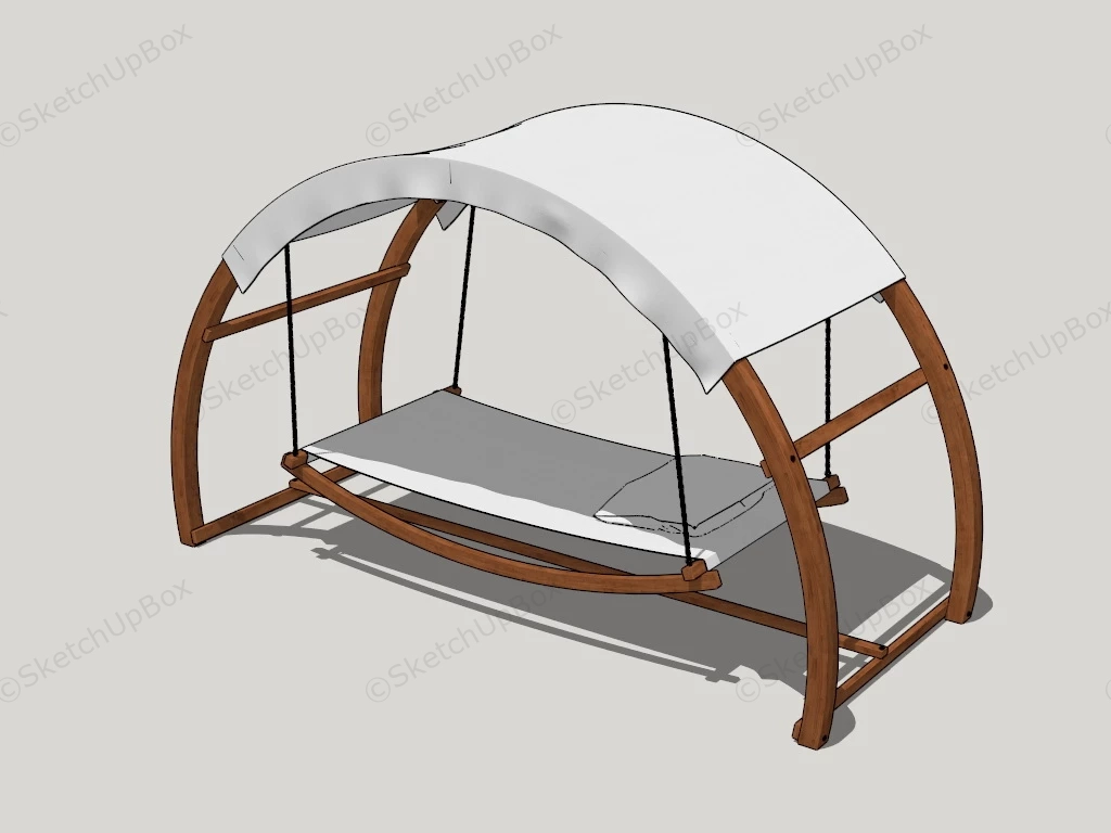 Hammock With Canopy sketchup model preview - SketchupBox