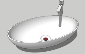 Wash Basins SketchUp 3D Model .skp File Download - SketchupBox