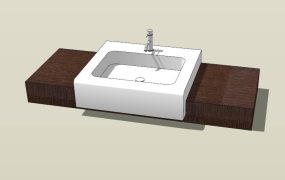 Wash Basins SketchUp 3D Model .skp File Download - SketchupBox