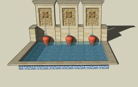 Ponds SketchUp 3D Model .skp File Download - SketchupBox