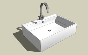 Wash Basins SketchUp 3D Model .skp File Download - SketchupBox